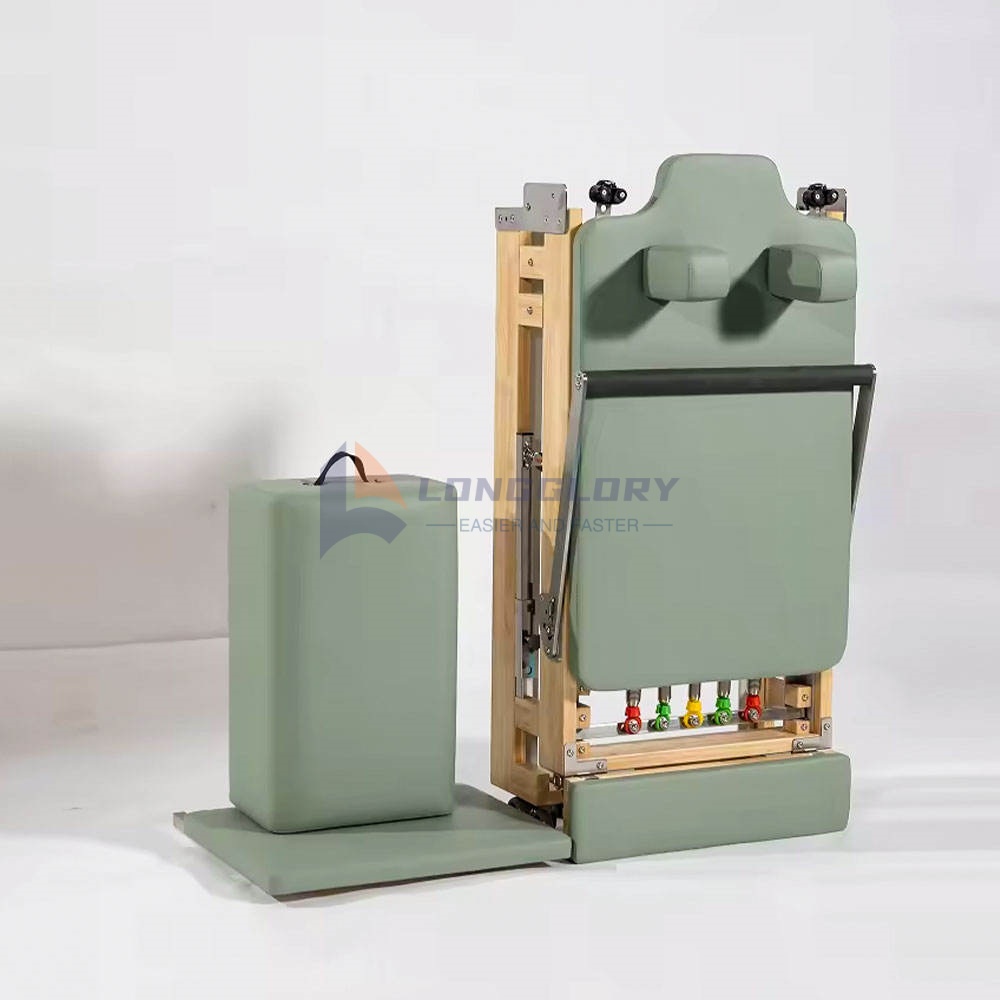 Преклопен дабово дрво пилатес реформатор