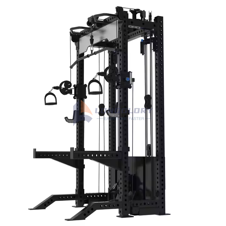Commercial Use Power Rack Gym Multi Functional Trainer Machine 